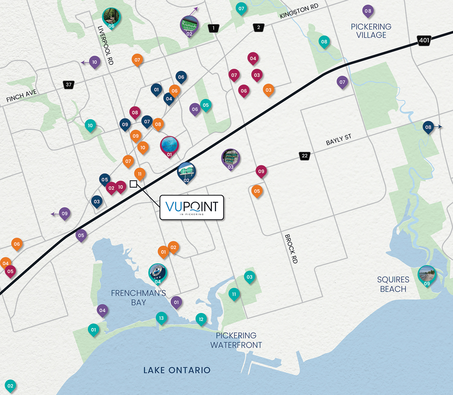 VuPoint Amenity Map